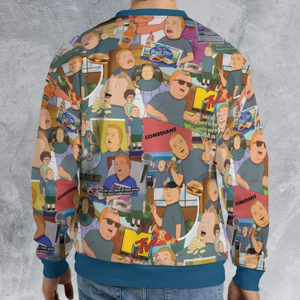 Bobby Face King Of The Hill All-over Print Sweatshirt - 2