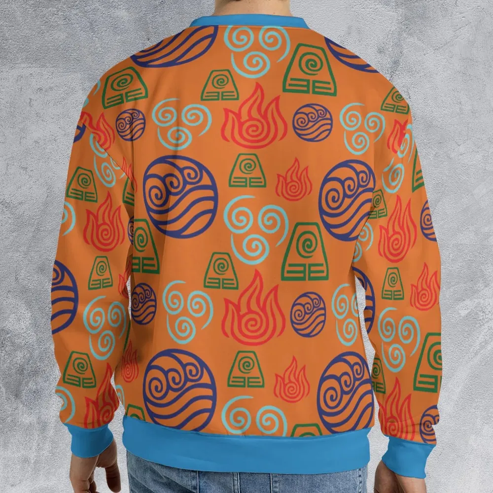 Bending Elements Avatar Button Up All-over Print Sweatshirt - 2