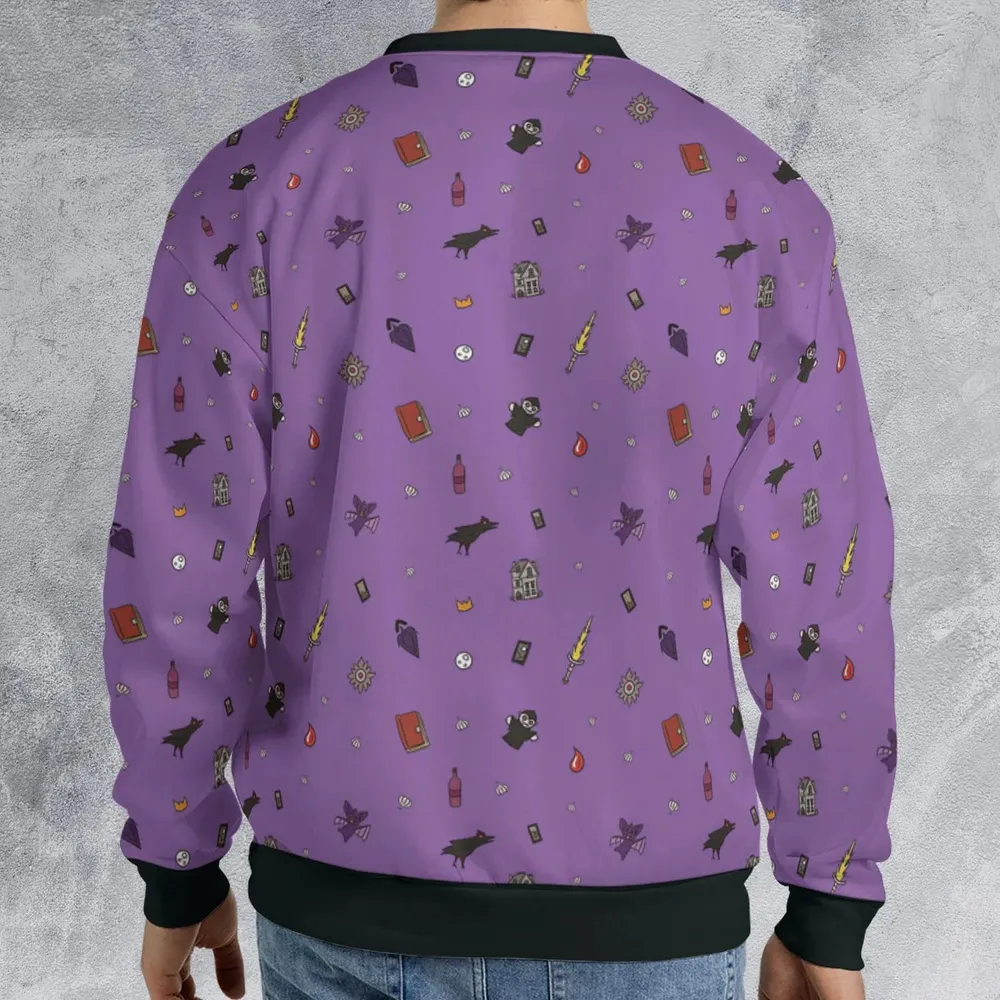Barovia Dungeons and Dragons Pattern All-over Print Sweatshirt - 2
