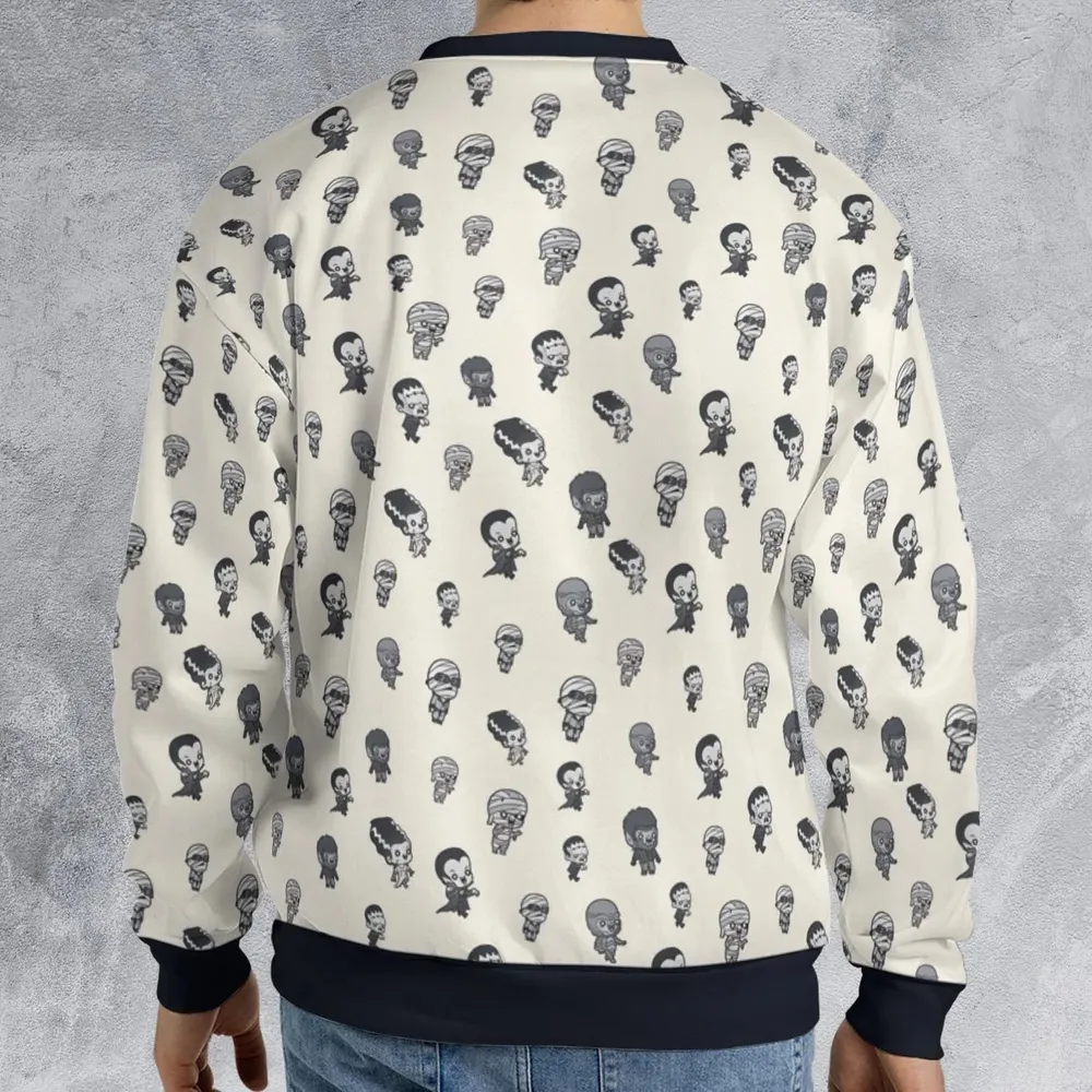 Baby Monsters Pattern All-over Print Sweatshirt - 2