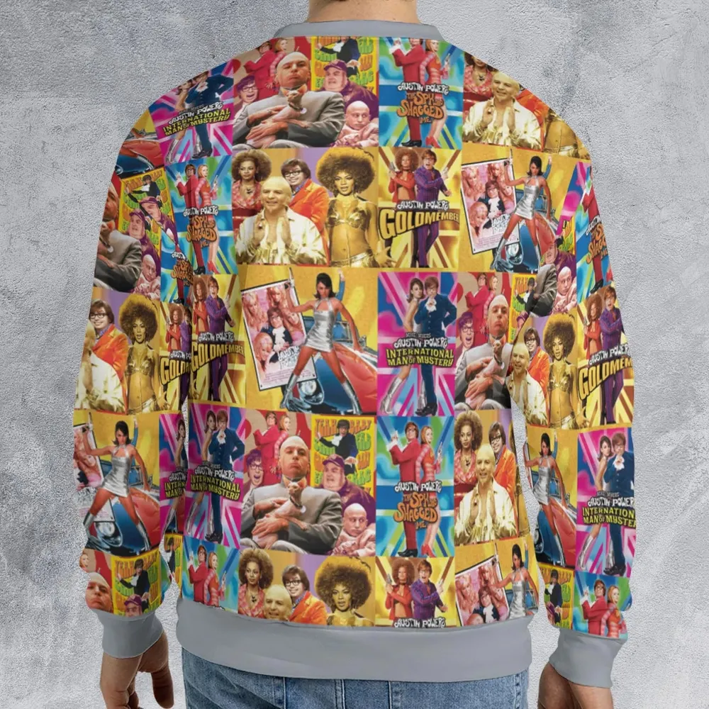 Austin Powers Gold Member All-over Print Sweatshirt - 2