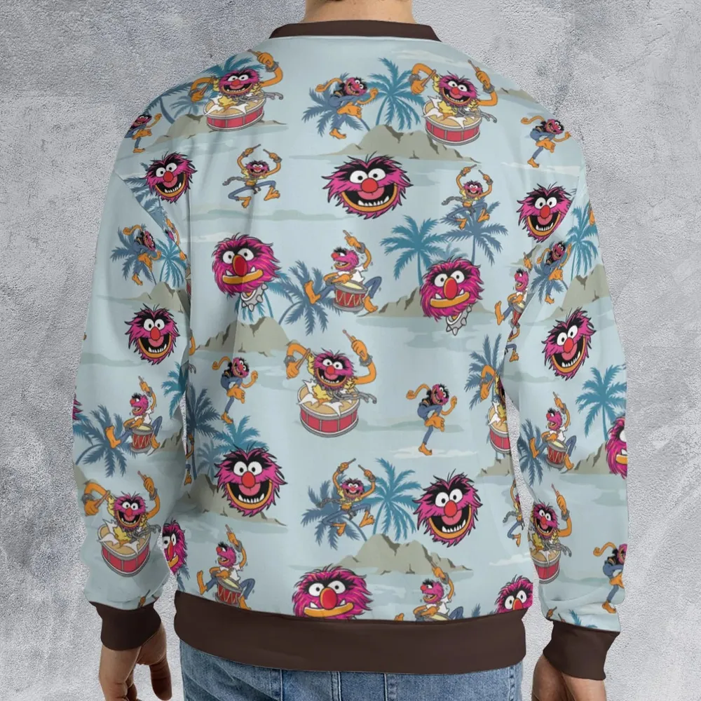 Animal The Muppet Show Drum Tropical All-over Print Sweatshirt - 2