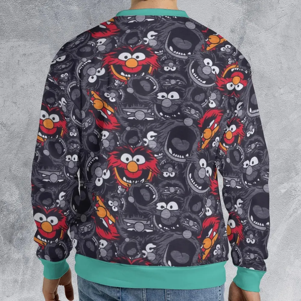 Animal The Muppets Pattern All-over Print Sweatshirt - 2
