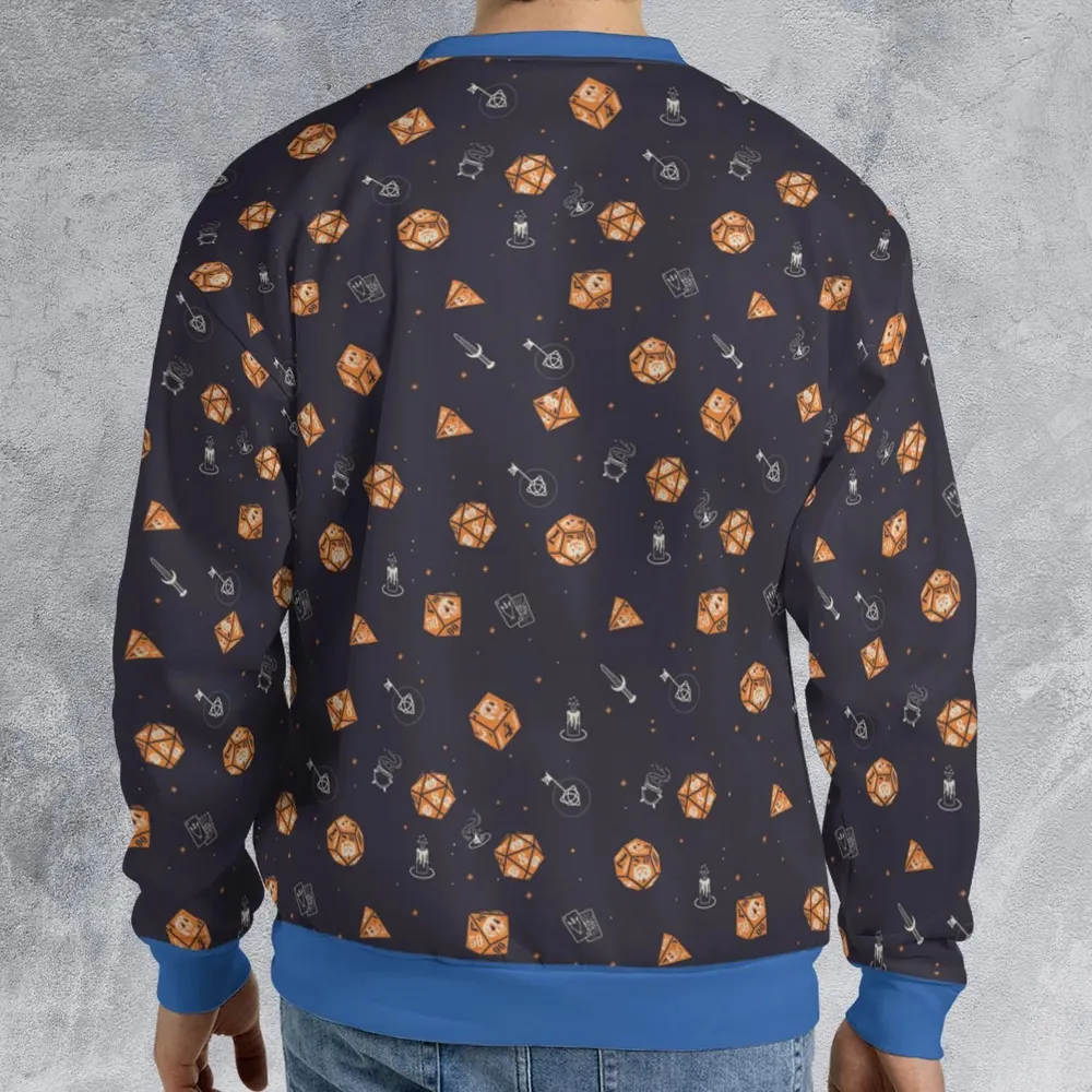 Halloween Dices Pattern All-over Print Sweatshirt - 2