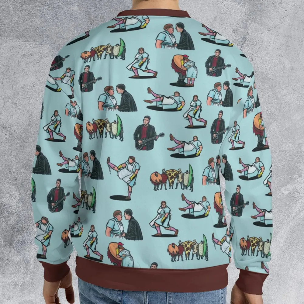 Lunch Lady Land SNL All-over Print Sweatshirt - 2