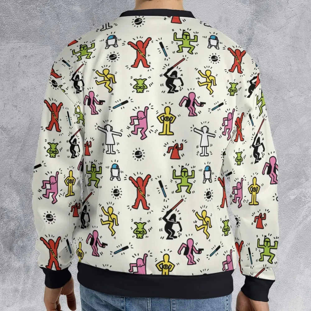 Pop Wars Star Wars Pop Art Pattern All-over Print Sweatshirt - 2