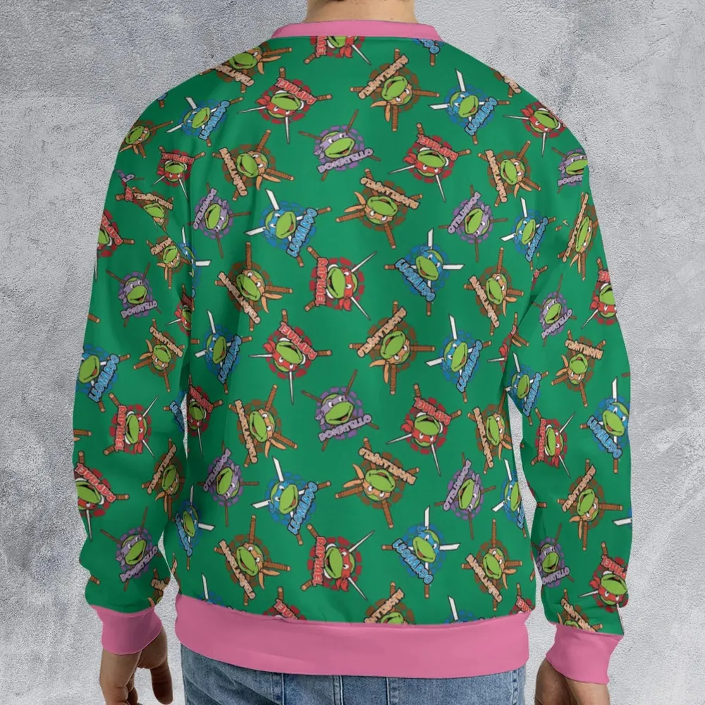TMNT Characters Pattern All-over Print Sweatshirt - 2