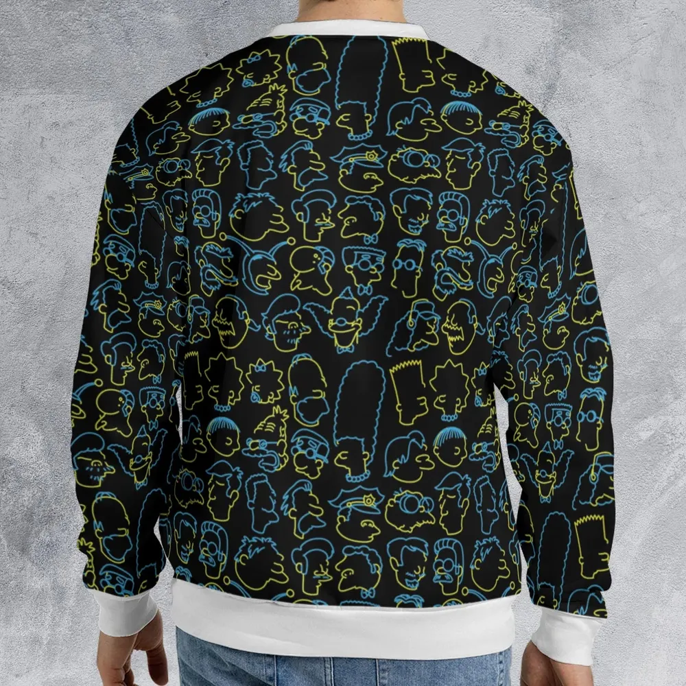 The Simpsons Neon All-over Print Sweatshirt - 2