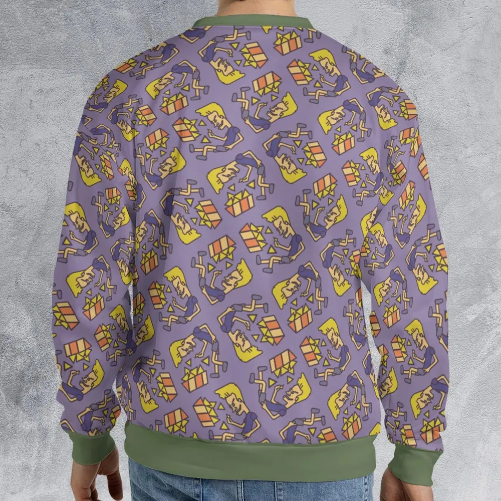Nachos Rule Beavis and Butthead All-over Print Sweatshirt - 2
