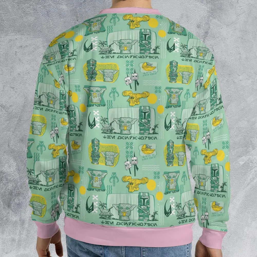 The Mandalorian Star Wars Aloha All-over Print Sweatshirt - 2