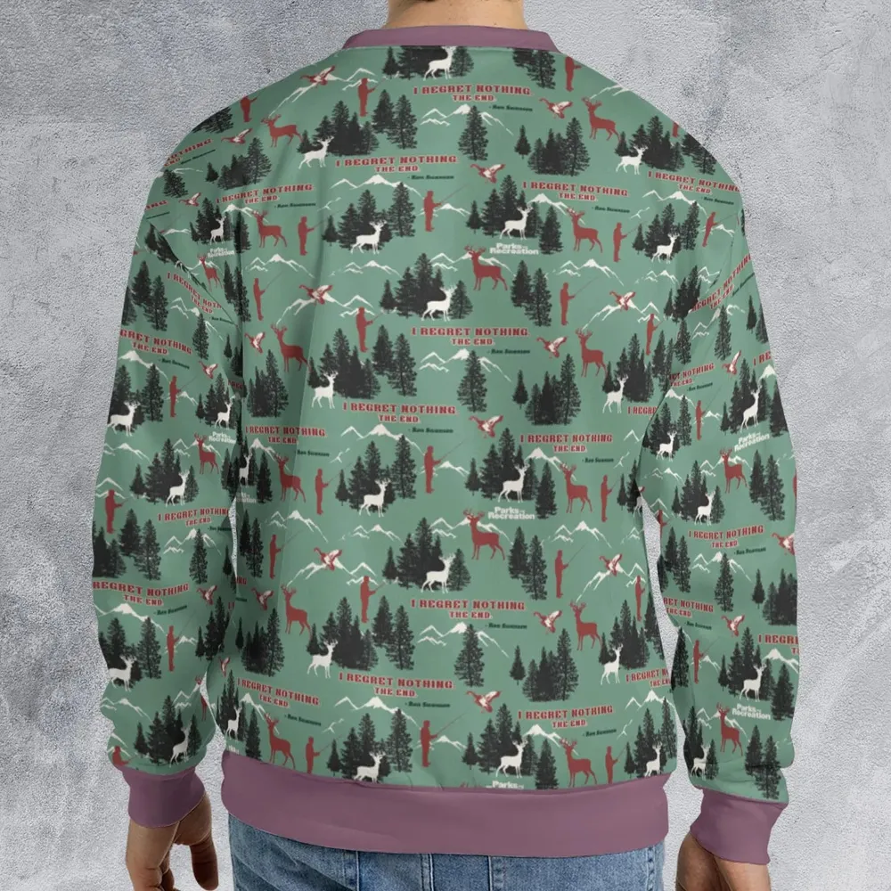 I Regret Nothing Park And Recreation All-over Print Sweatshirt - 2