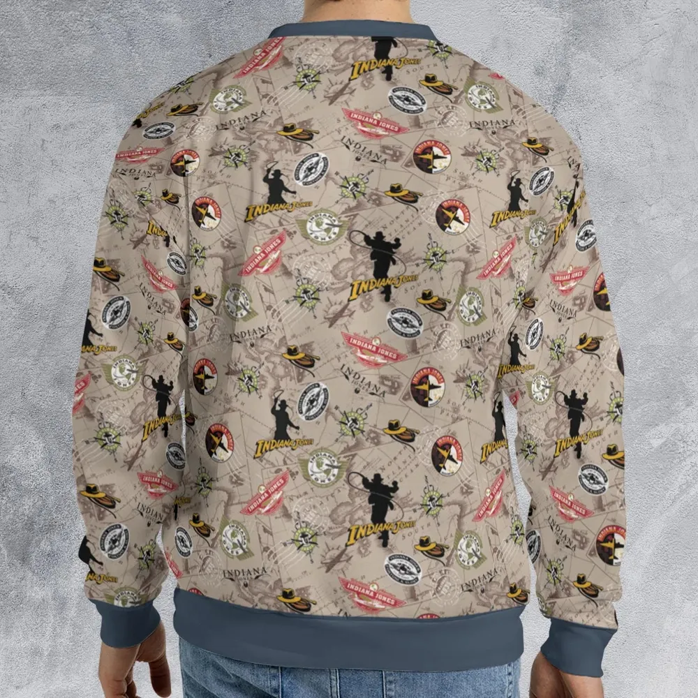 Indiana Jones Patterns All-over Print Sweatshirt - 2