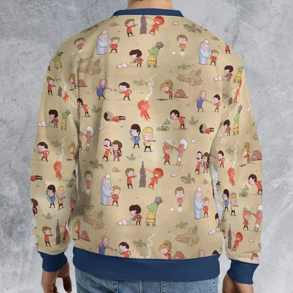 Pyramid America Star Trek Characters All-over Print Sweatshirt - 2
