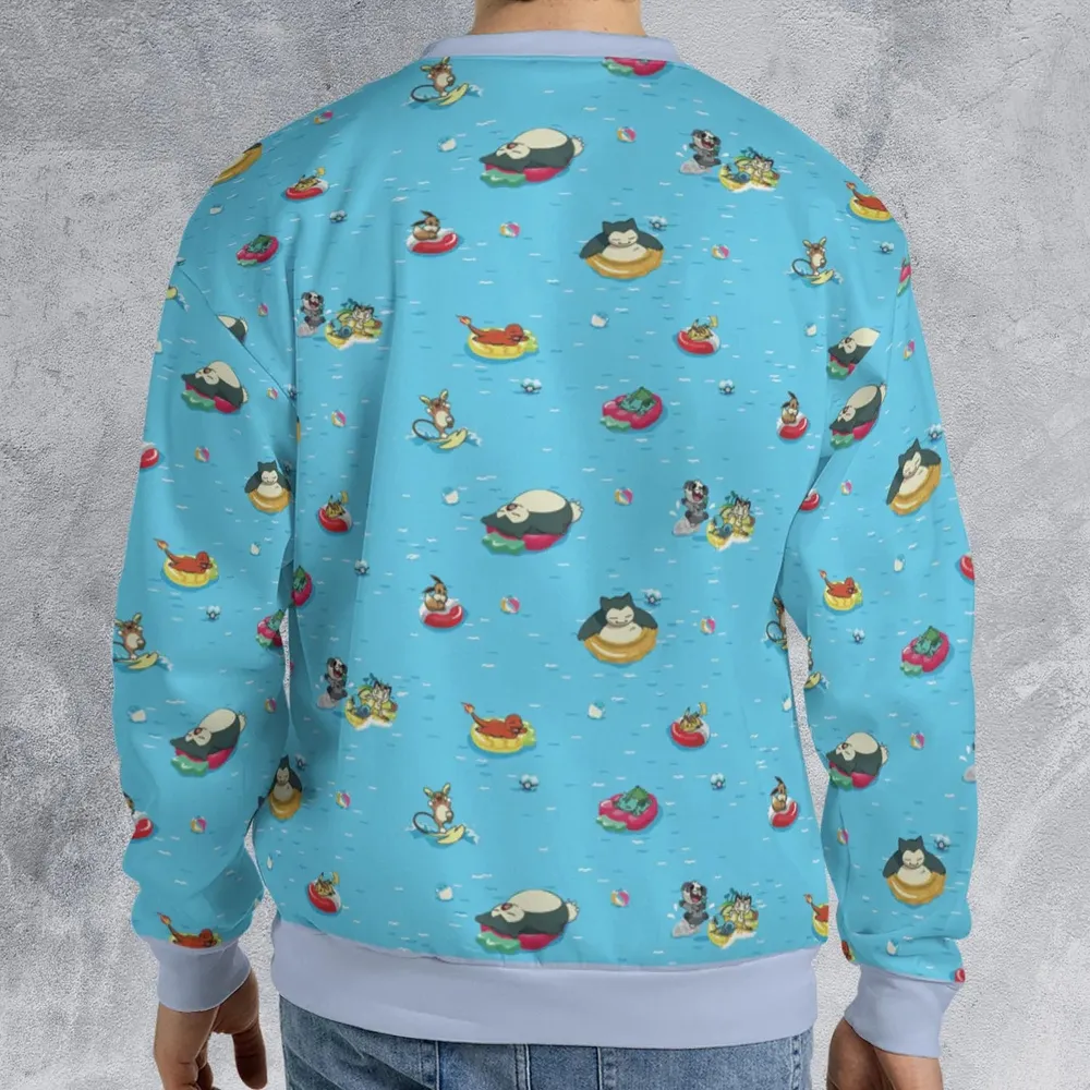 Pokemon Sunny Days Sea Swim All-over Print Sweatshirt - 2