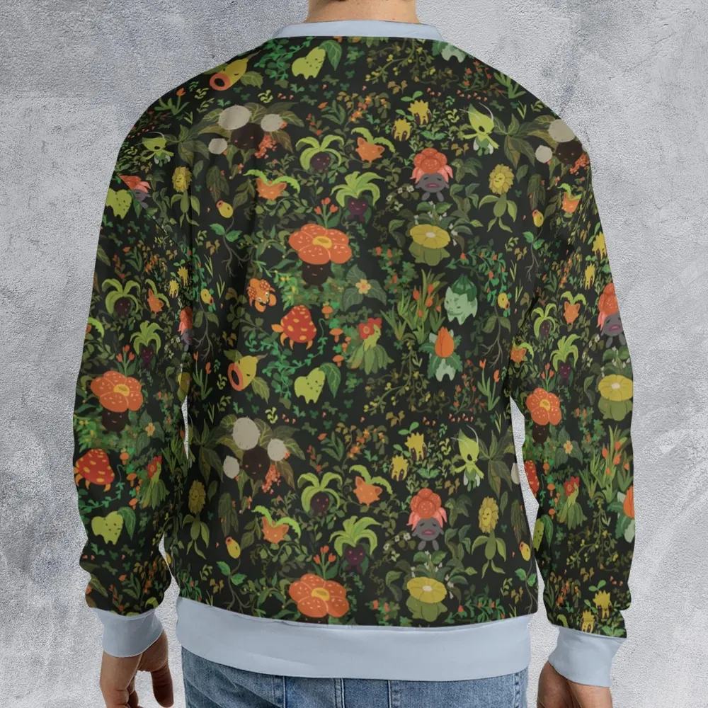 Grass Pokemon Patterns All-over Print Sweatshirt - 2