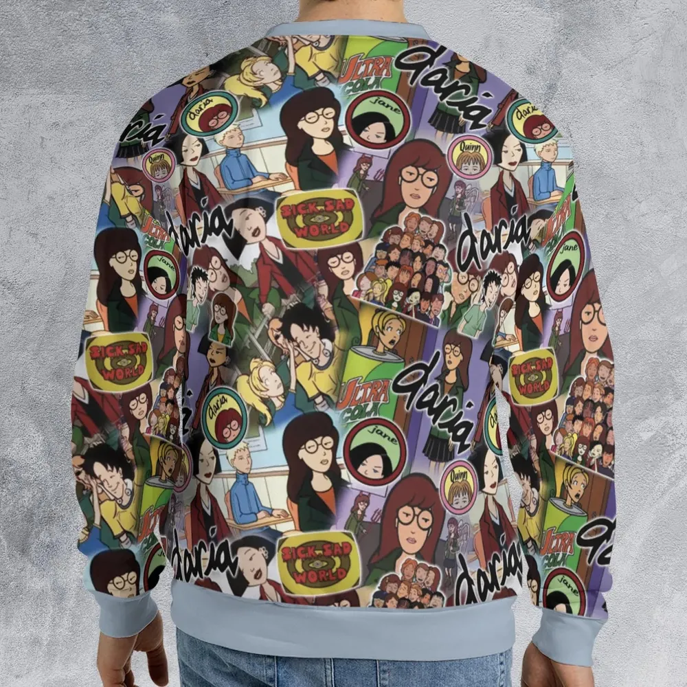 Sick Sad World Daria All-over Print Sweatshirt - 2