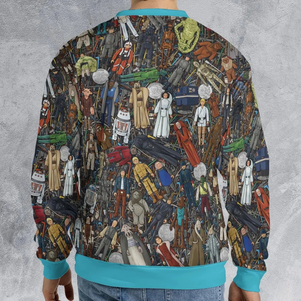 Star Wars Characters Figures All-over Print Sweatshirt - 2