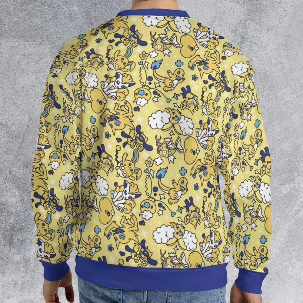 Shiny Magikarp Pokemon Pattern All-over Print Sweatshirt - 2