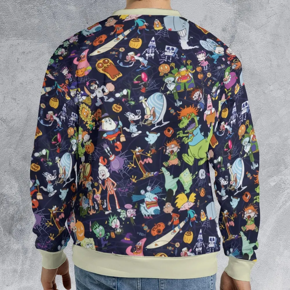 Nickelodeon Halloween Party All-over Print Sweatshirt - 2