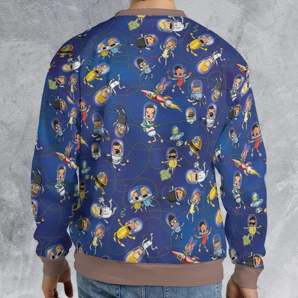 Outer Space Bob's Burgers All-over Print Sweatshirt - 2