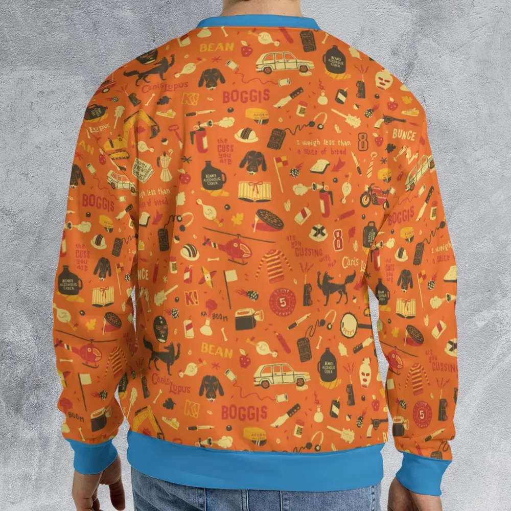 Fantastic Mr. Fox Pattern All-over Print Sweatshirt - 2