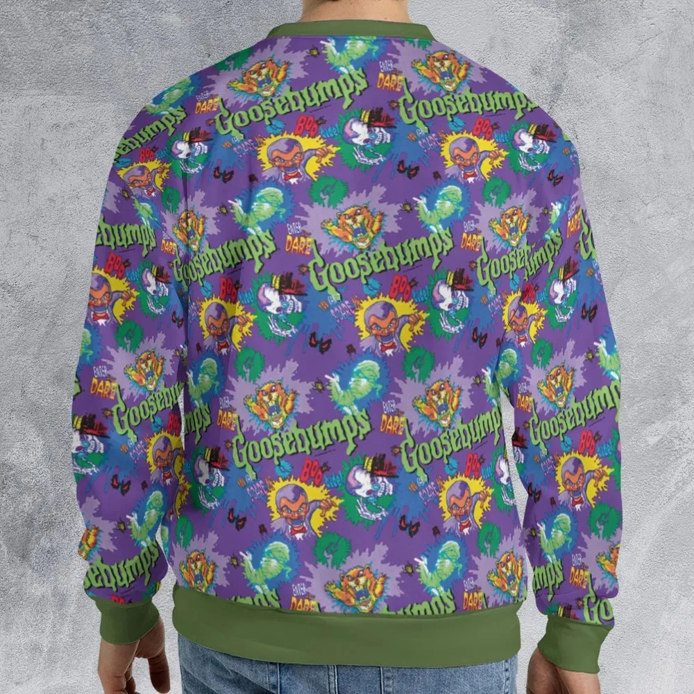 You Can't Scare Me Goosebumps All-over Print Sweatshirt - 2