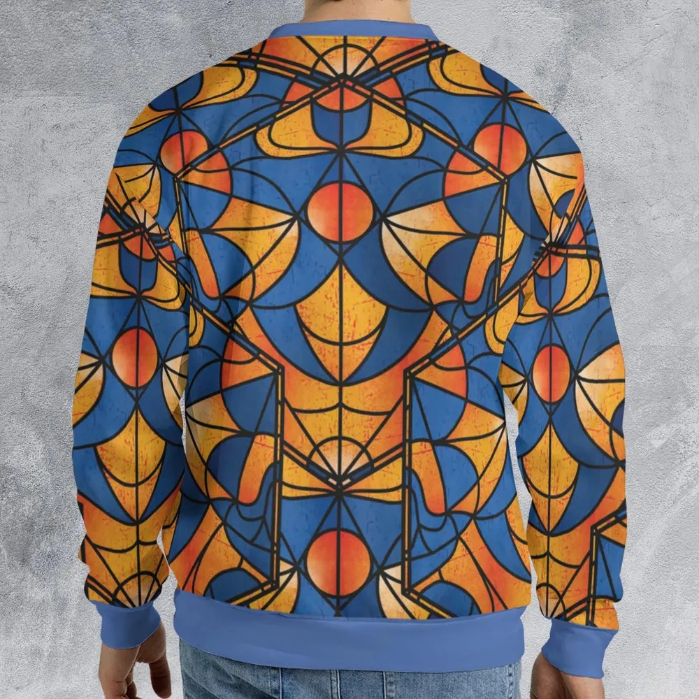 Stained Glass Star Trek All-over Print Sweatshirt - 2