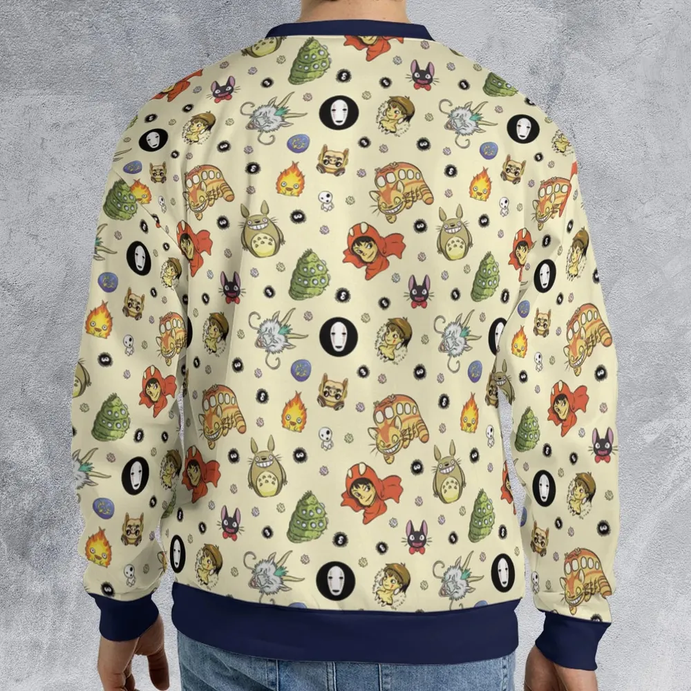Ghiblipalooza Ghibli Themed All-over Print Sweatshirt - 2