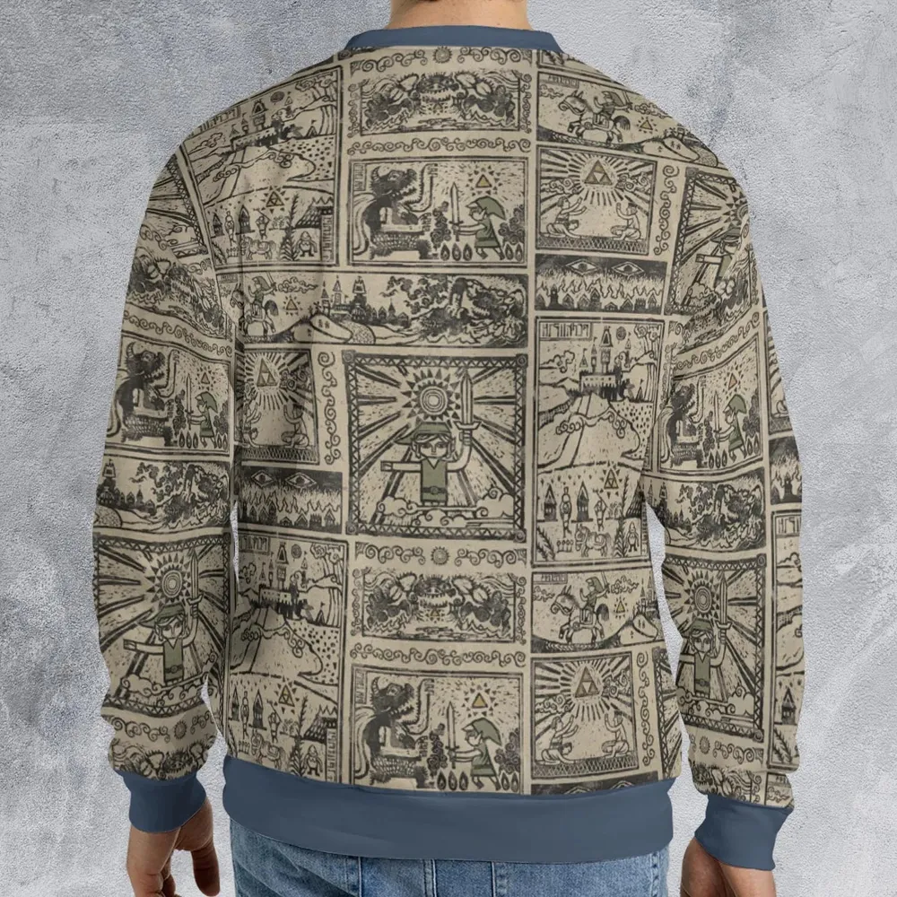 Zelda Story Of The Hero Time Legend All-over Print Sweatshirt - 2