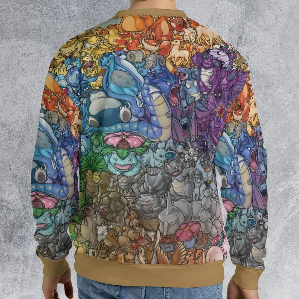 Rainbow Epic Pokemon All-over Print Sweatshirt - 2