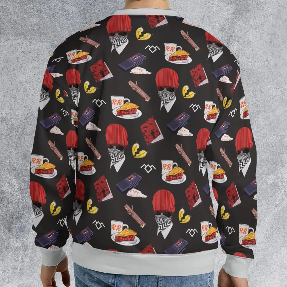 Twin Peaks Pattern All-over Print Sweatshirt - 2