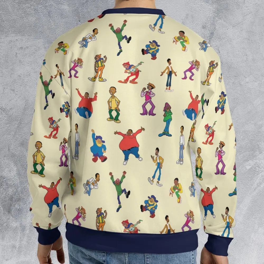Fat Albert and the Cosby Kids All-over Print Sweatshirt - 2