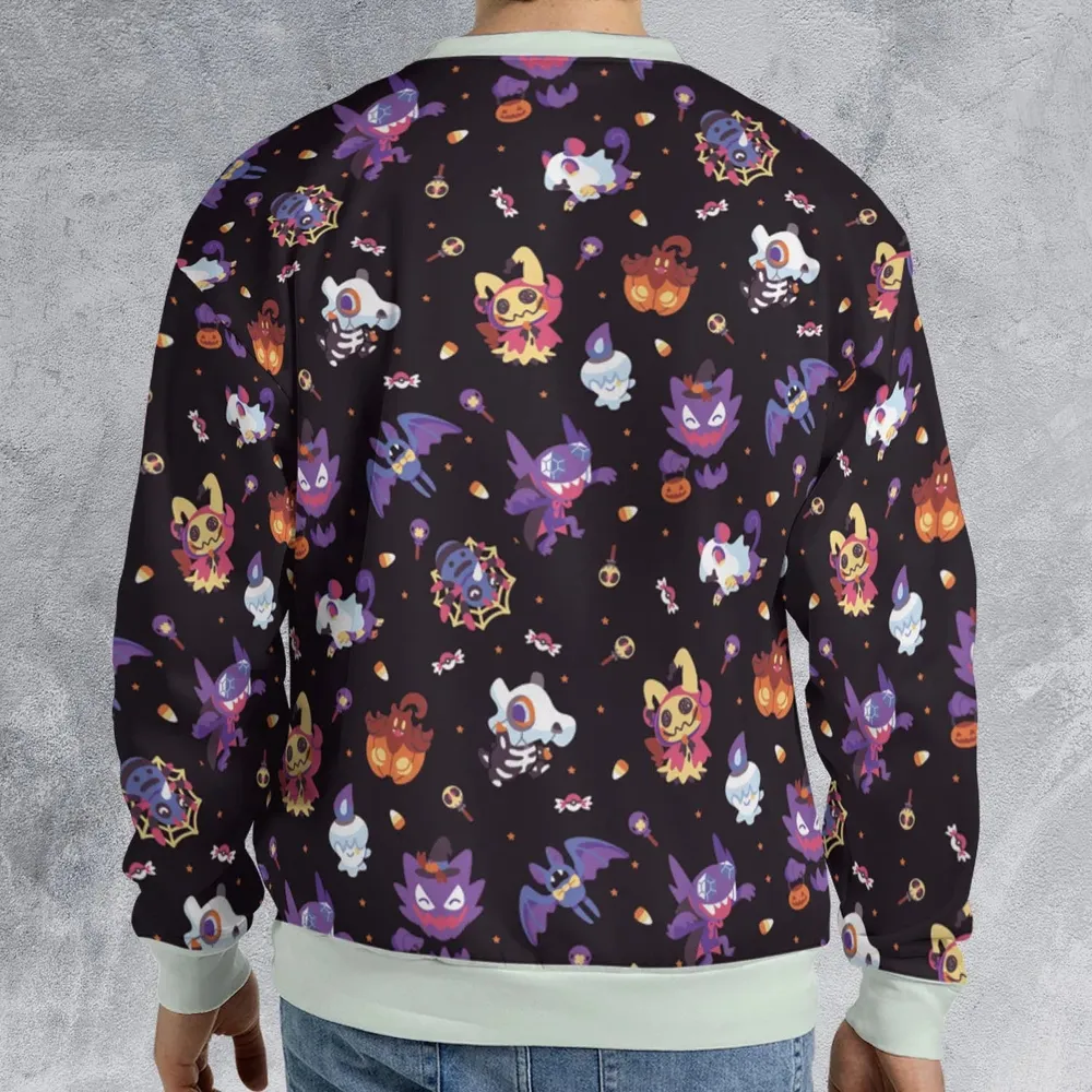 Trick or Treat Poke'ween Pokemon All-over Print Sweatshirt - 2