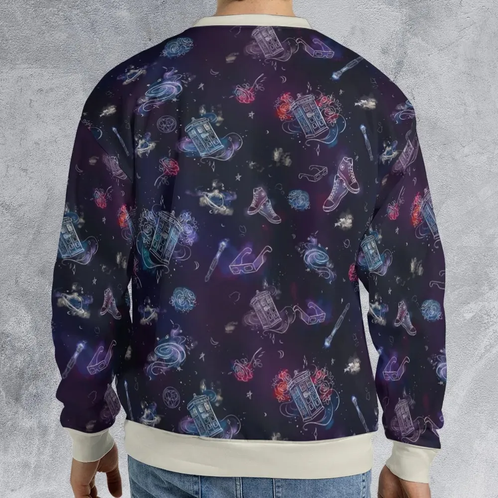 Tardis Doctor Who Seamless All-over Print Sweatshirt - 2