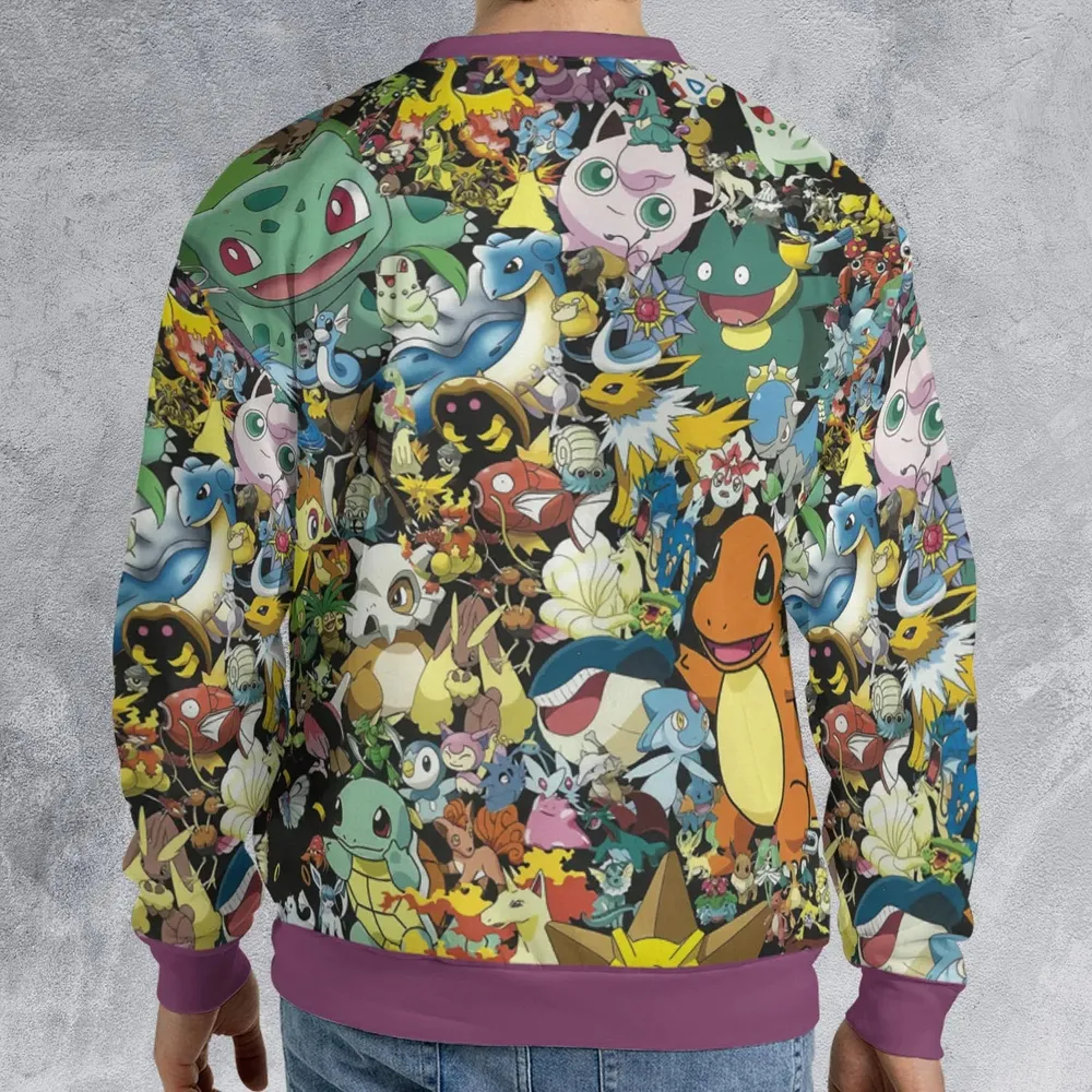 Gotta Catch 'em all Pokemon All-over Print Sweatshirt - 2