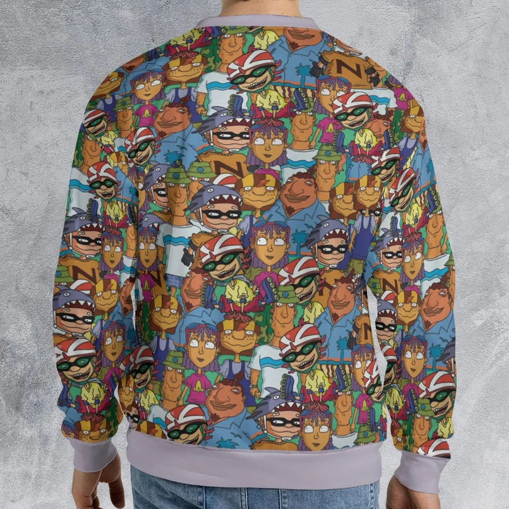 Rocket Power Characters All-over Print Sweatshirt - 2