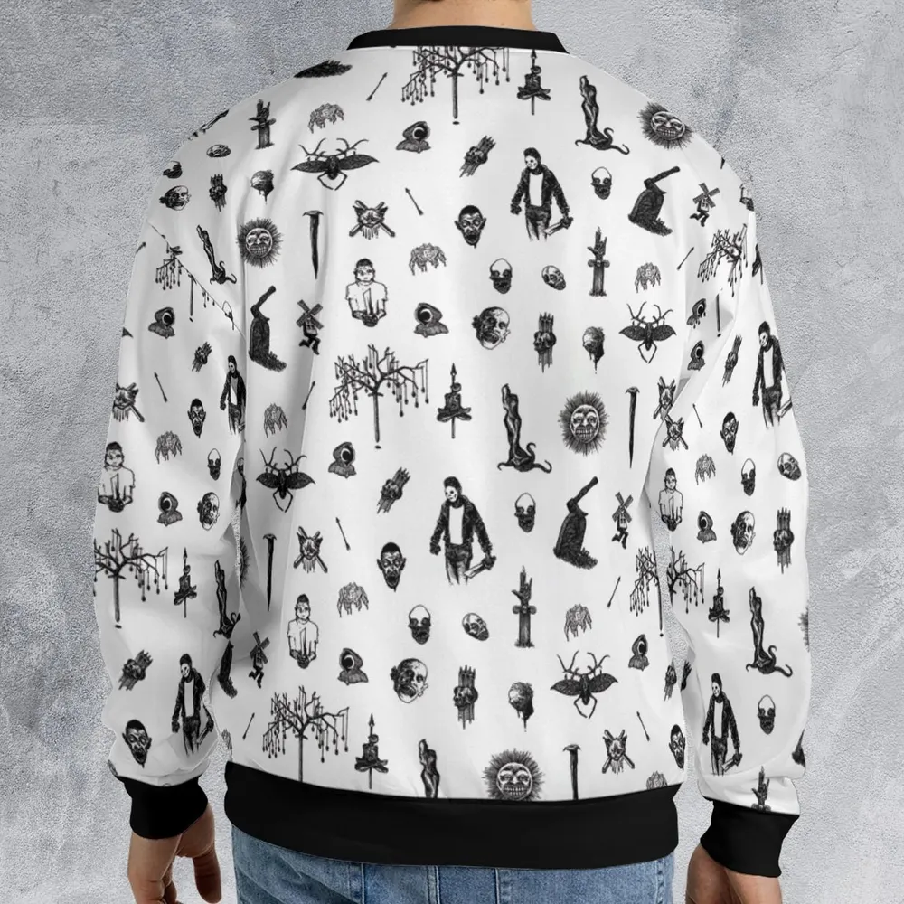Nosferatu Pattern All-over Print Sweatshirt - 2