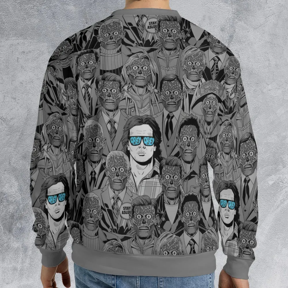 Obey Consume They Live All-over Print Sweatshirt - 2