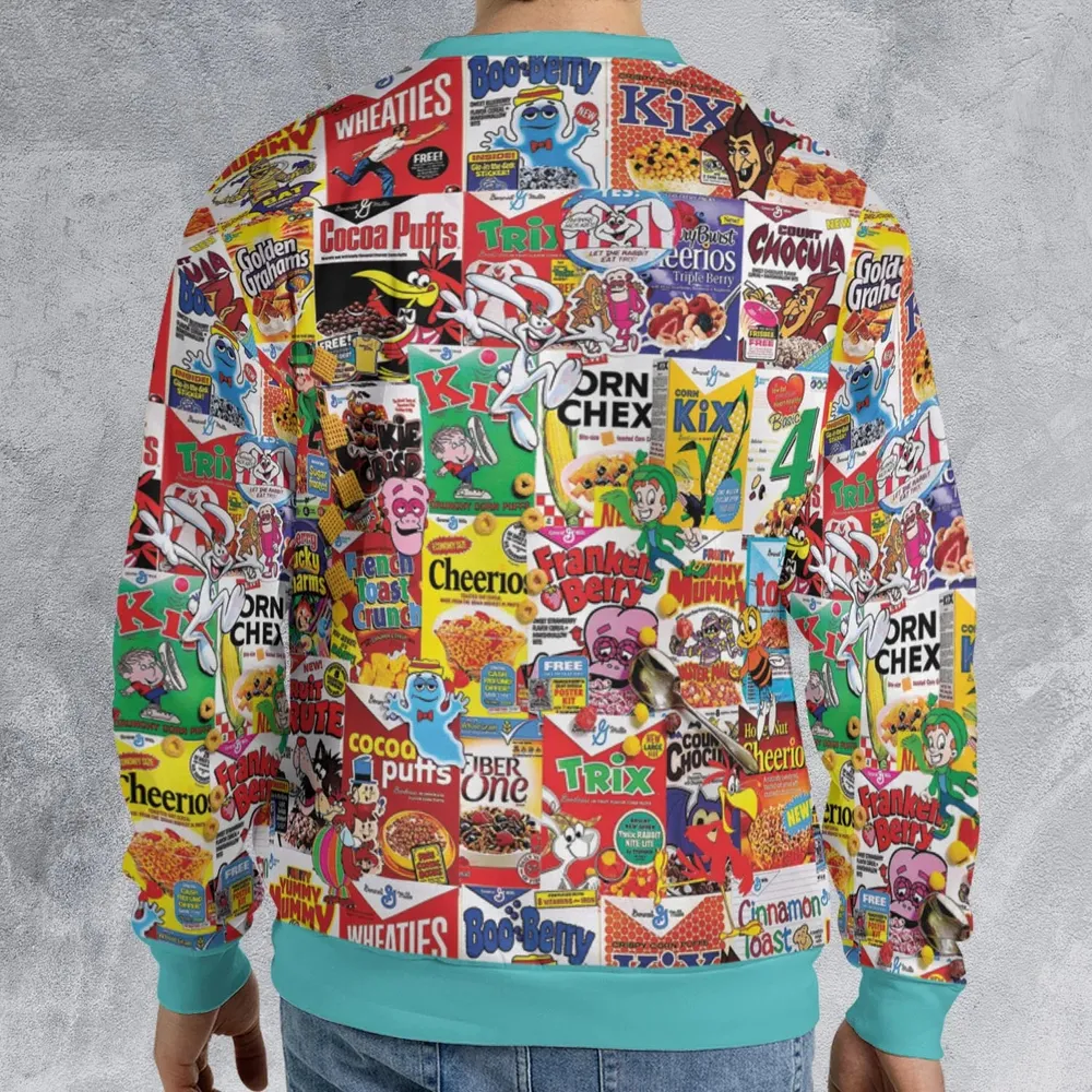 Popular Cereal Boxes All-over Print Sweatshirt - 2