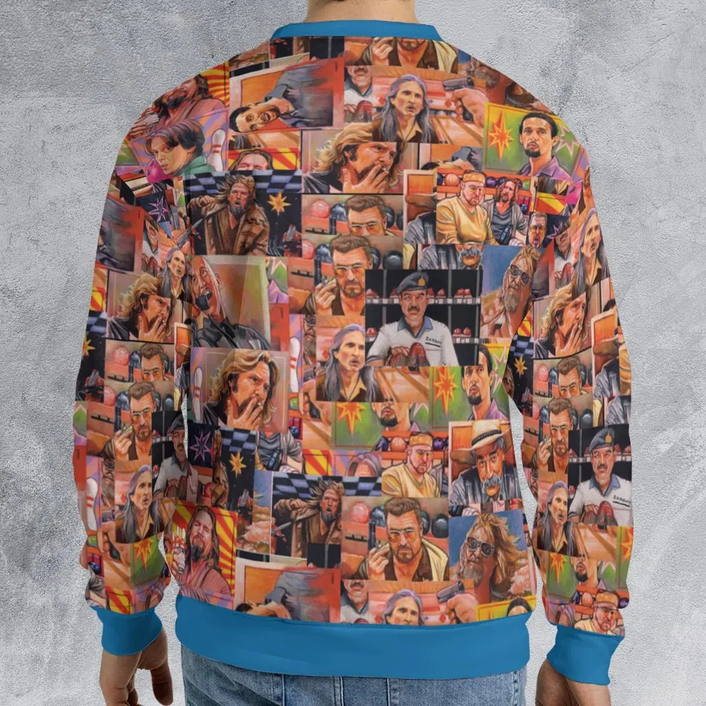 The Big Lebowski Painting Pattern All-over Print Sweatshirt - 2