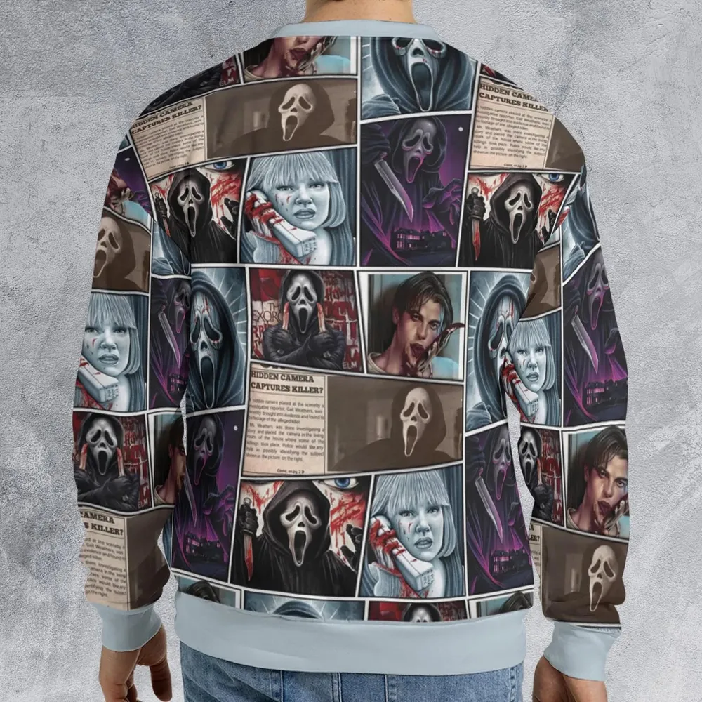 Scream Ghostface Horror Movie Halloween All-over Print Sweatshirt - 2