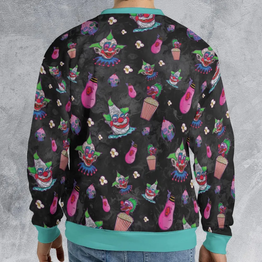 Space Horror Movie Killer Klowns Outer All-over Print Sweatshirt - 2