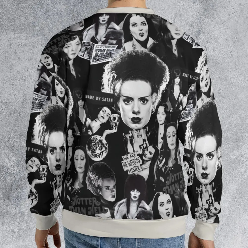 Horror Ladies Slay Collage Classic Horror Movies All-over Print Sweatshirt - 2