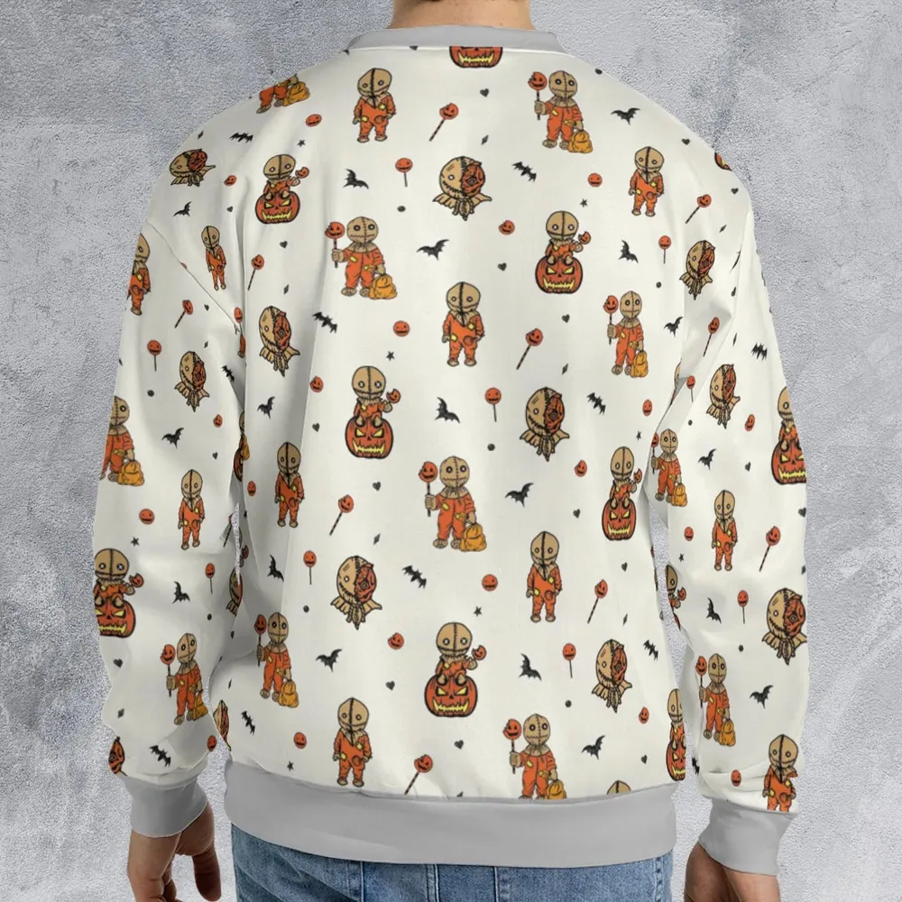 Pumpkin Sam Trick 'r Treat Horror All-over Print Sweatshirt - 2