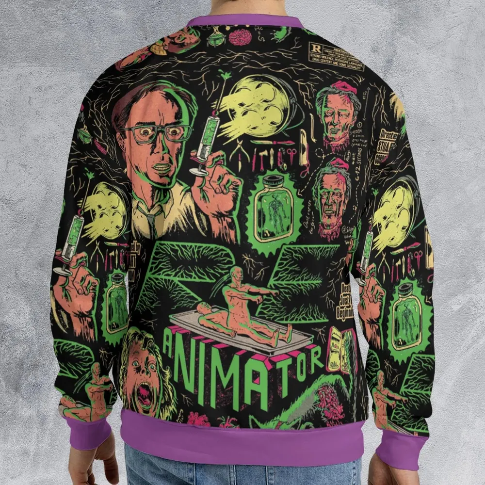 Herbert West–Reanimator All-over Print Sweatshirt - 2