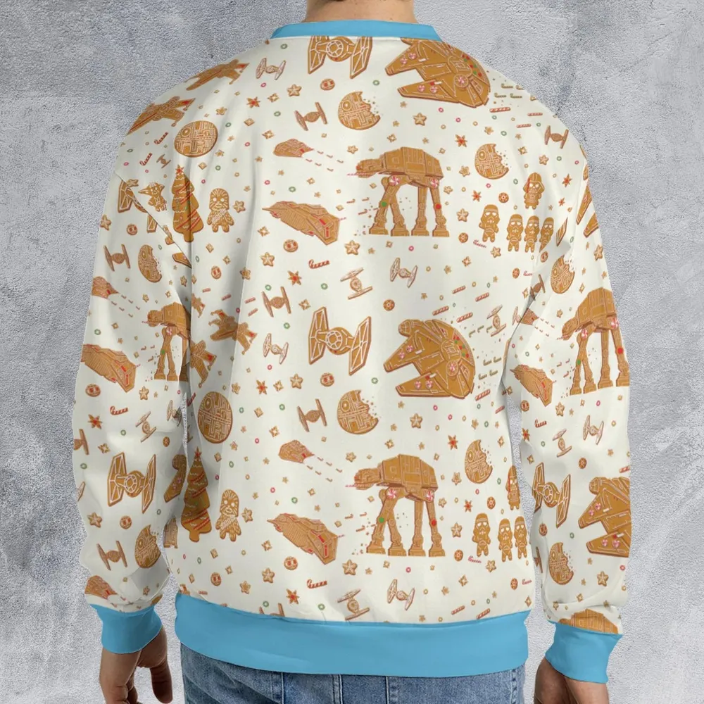 Gingerbread Christmas Star Wars All-over Print Sweatshirt - 2