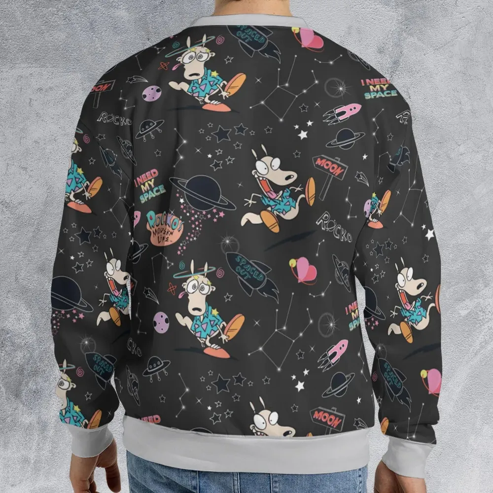 Rocko Space Out Rocko's Modern Life All-over Print Sweatshirt - 2