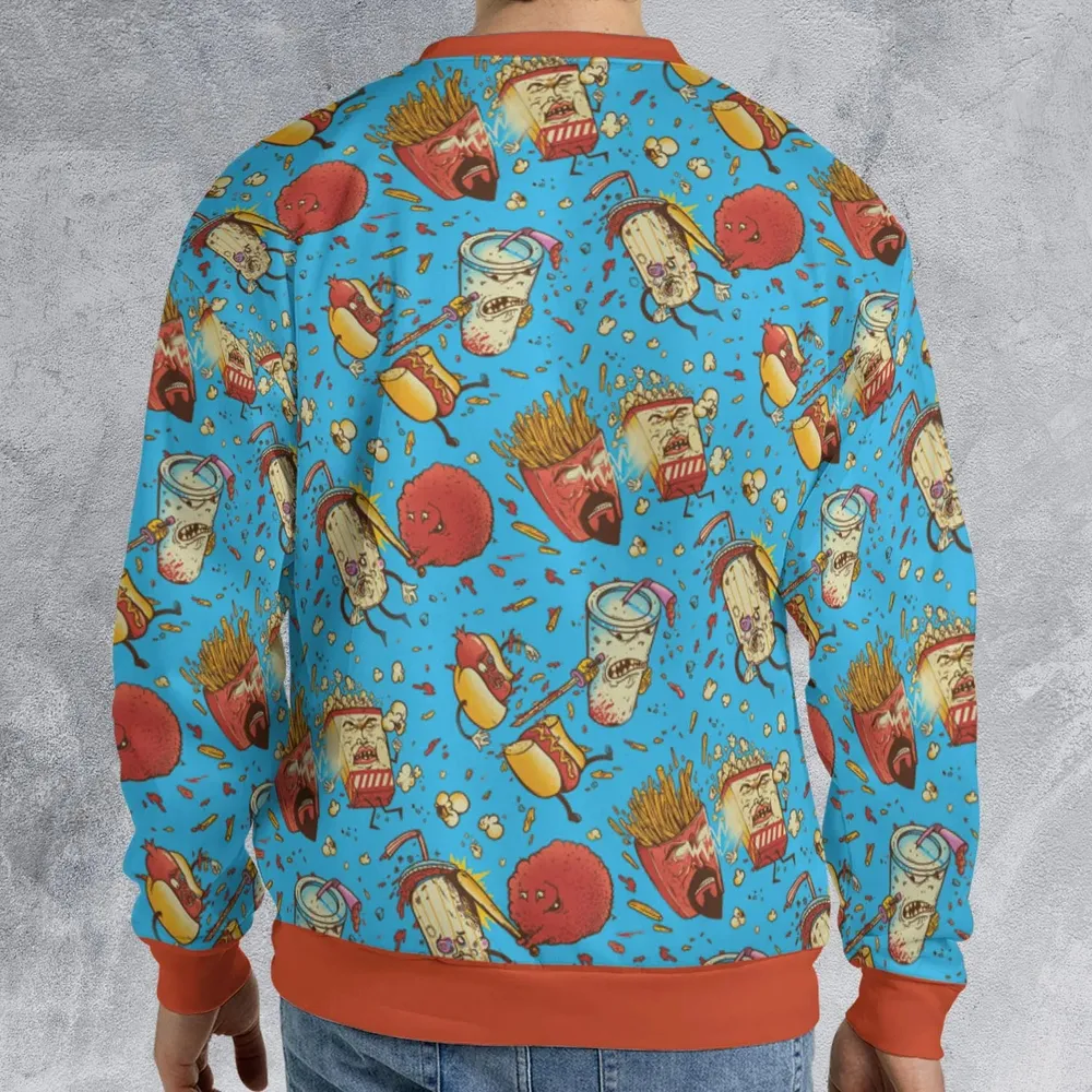 Fight! Aqua Teen Hunger Force All-over Print Sweatshirt - 2