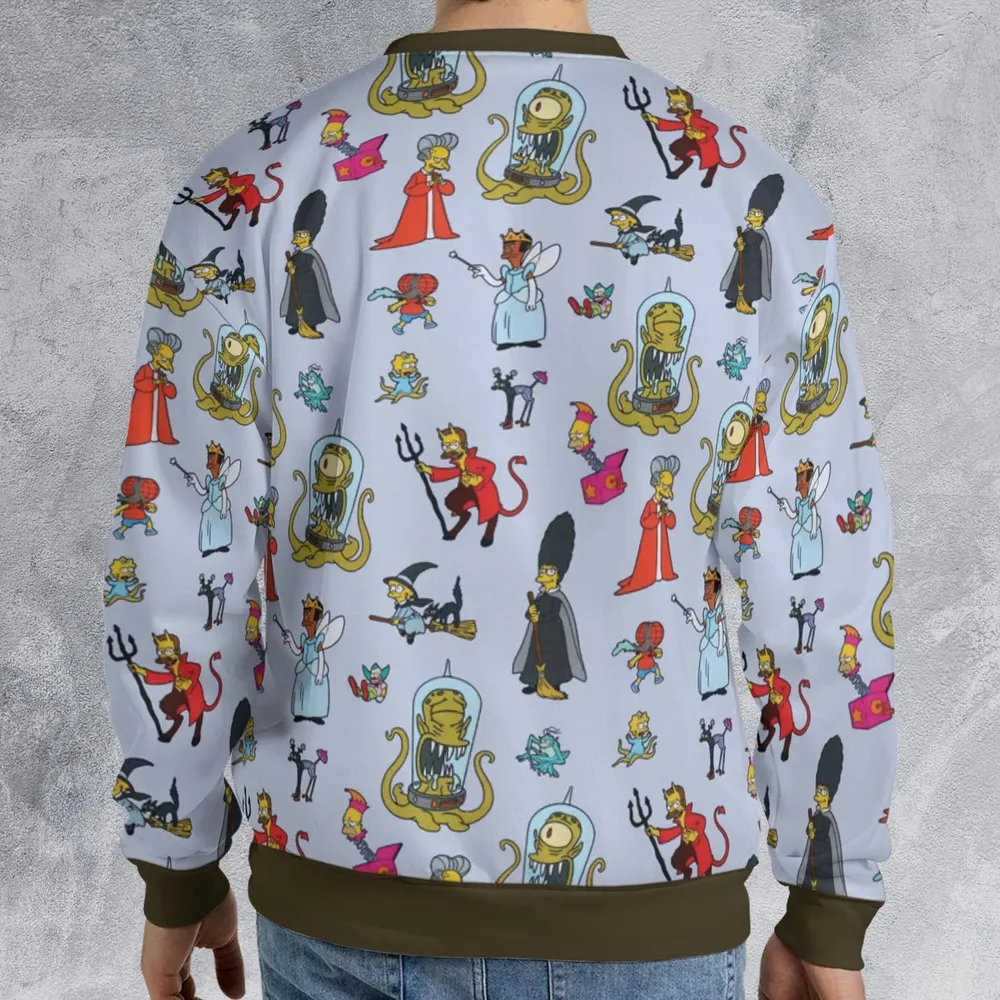 Halloween Costume The Simpsons All-over Print Sweatshirt - 2