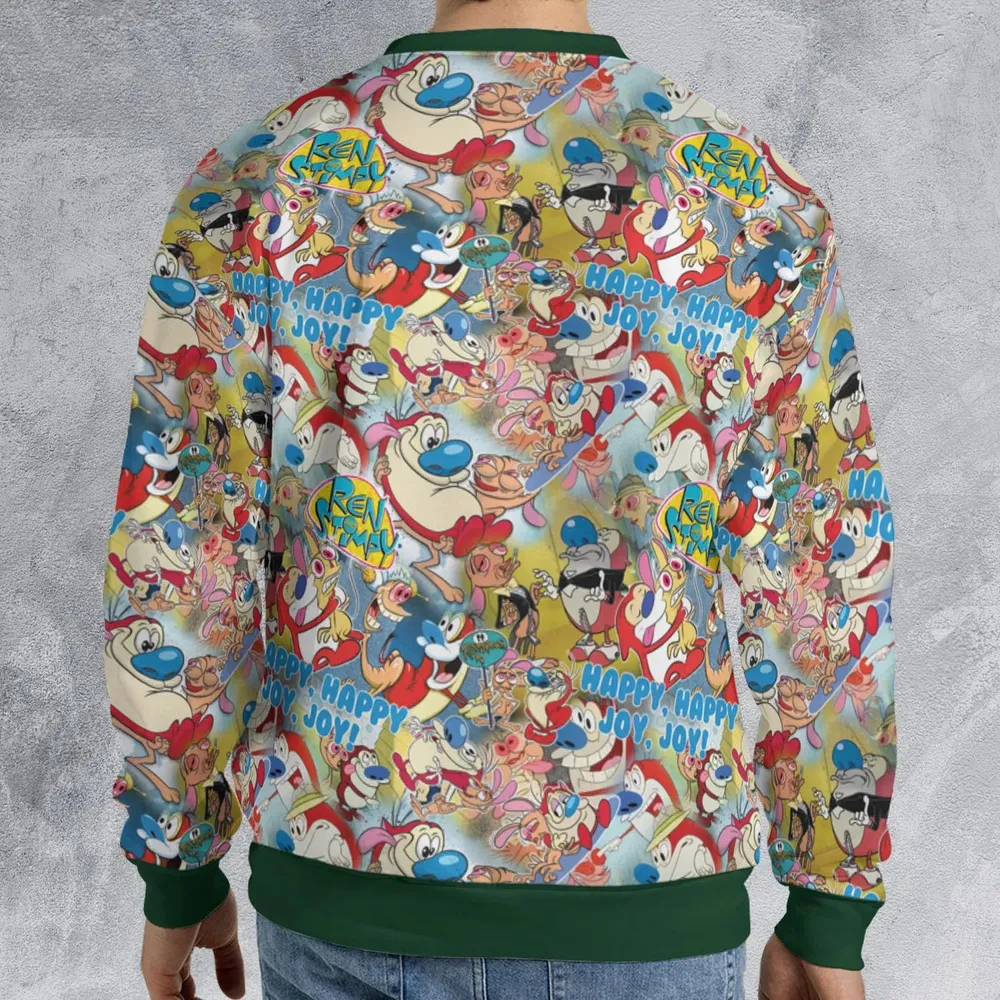 The Ren and Stimpy Show All-over Print Sweatshirt - 2